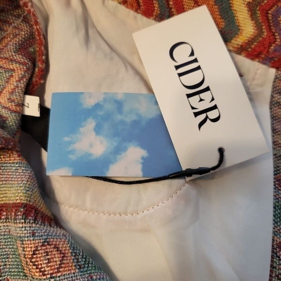 NWT Cider Women's Retro Boho 3X Short Short ,zips belt loops new - Picture 6 of 16